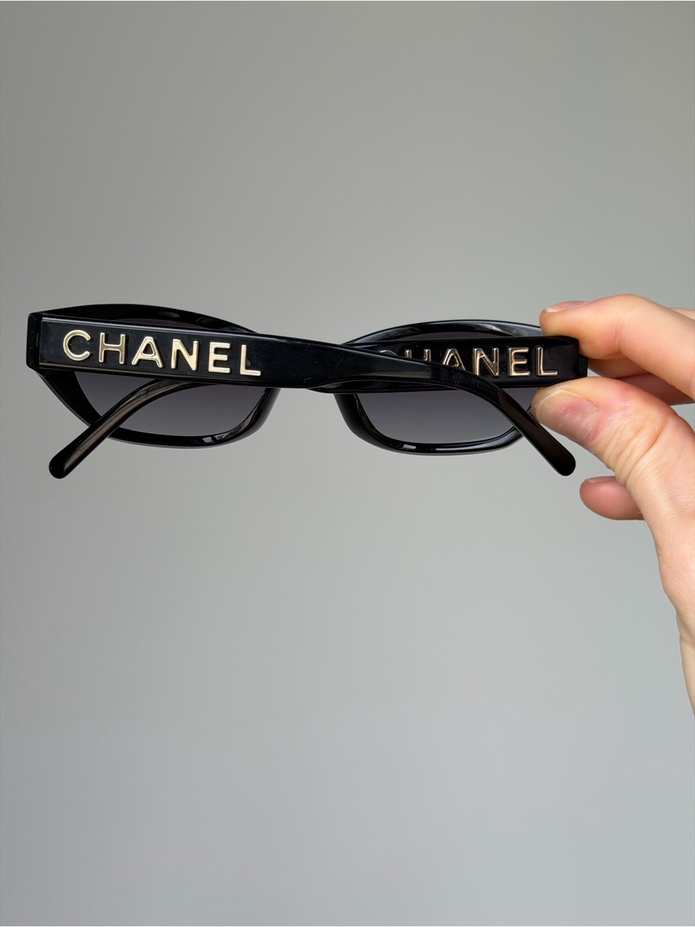 Chanel limited edition 18K rectangle sunglasses A71280